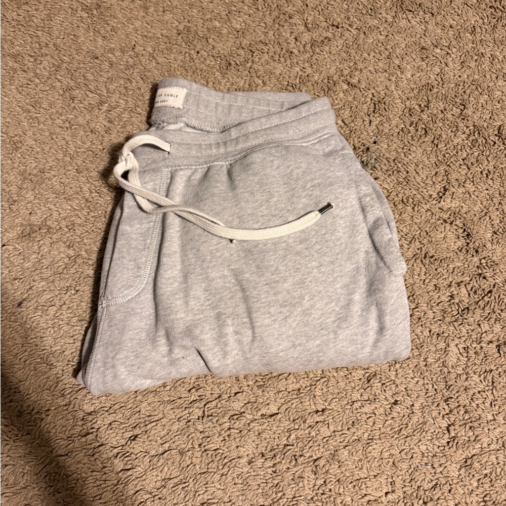 American Eagle Light Gray Sweatpants